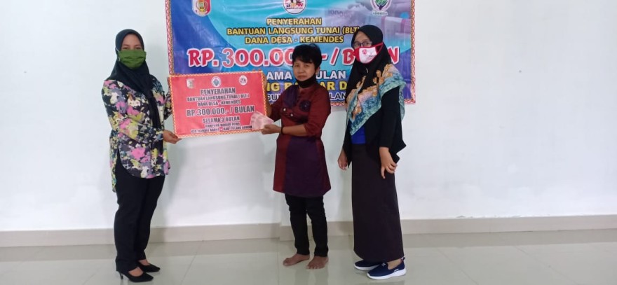 Kampung Banjar Dewa Menyalurkan BLT DD Tahap 2 Tahun 2020 Kepada 110 Keluarga Penerima Manfaat
